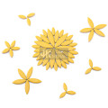 Yellow Leaf Shape Ceramic Mosaic for Mosaic Art